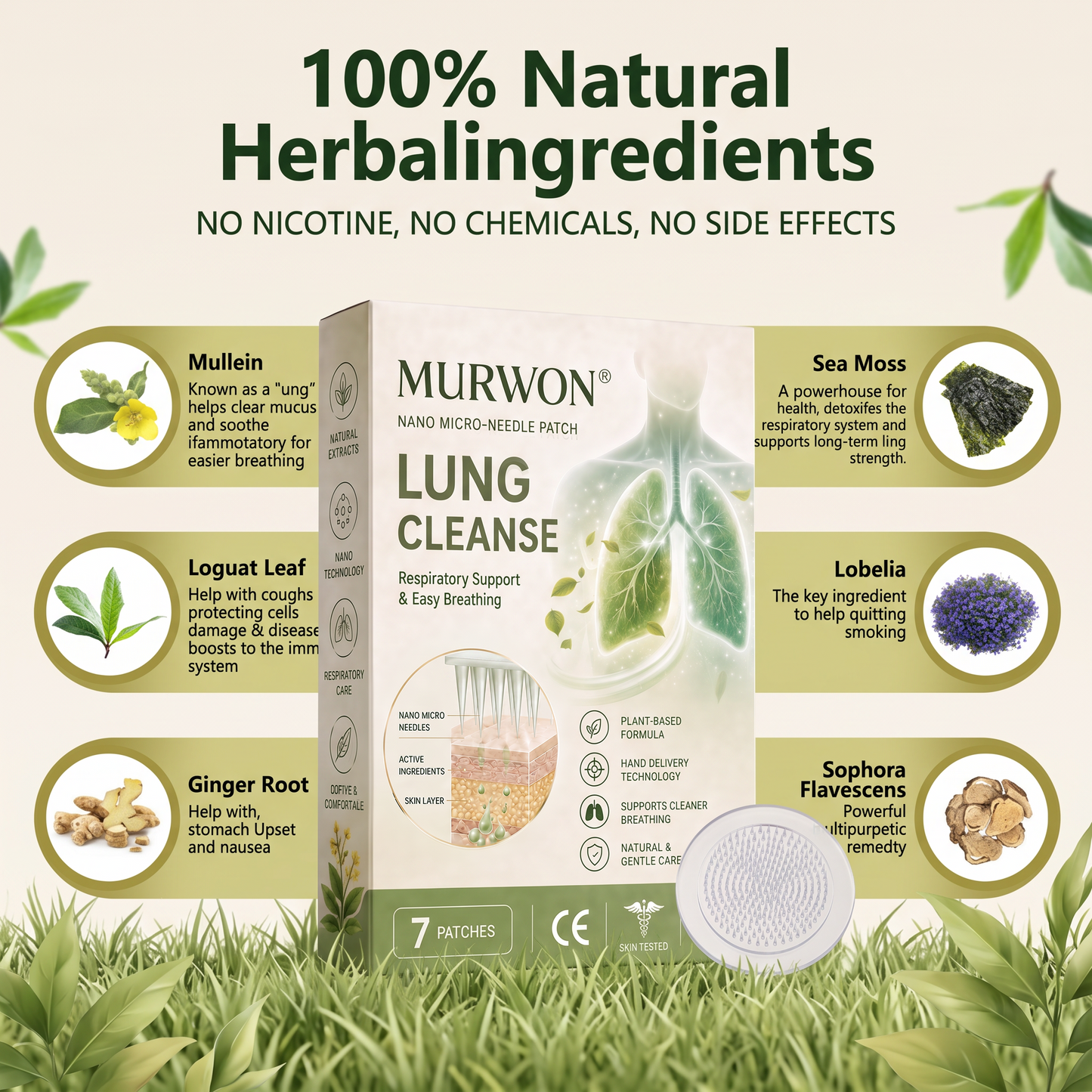 NEYEROS® ✨|🌥️𝑴𝑼𝑹𝑾𝑶𝑵® 𝑵𝑨𝑵𝑶 𝑴𝑰𝑪𝑹𝑶-𝑵𝑬𝑬𝑫𝑳𝑬𝑷𝑨𝑻𝑪𝑯 (directly acting on slow Diseases such as obstructive pulmonary disease, asthma, chronic bronchitis, respiratory infections, lung cancer, sinusitis, etc3❤️